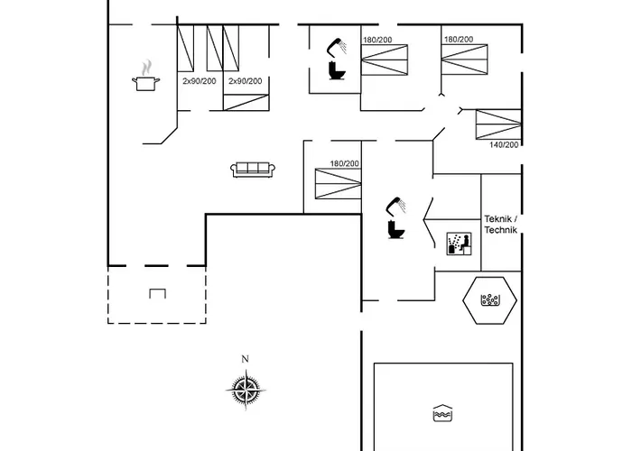 Σπίτι διακοπών Nana - 4km From The Sea By Interhome Kongsmark